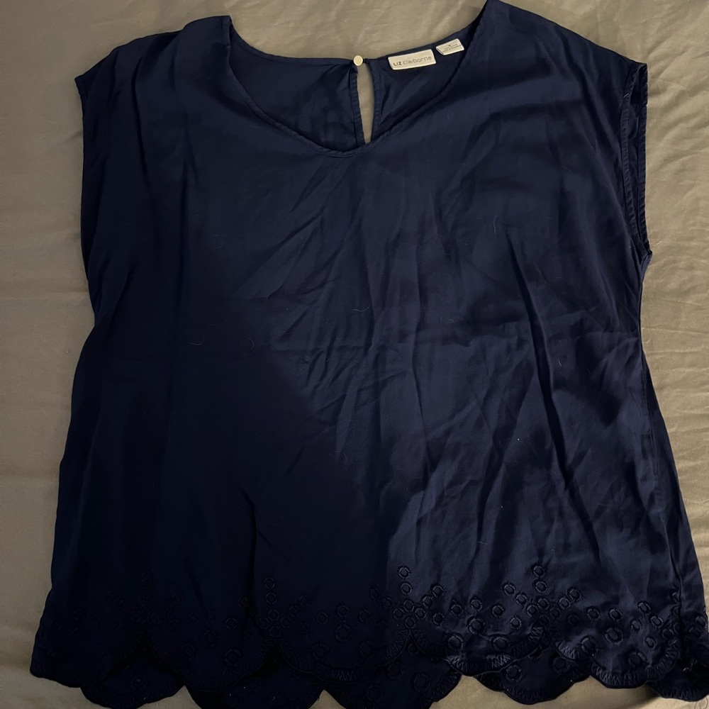 Navy blouse